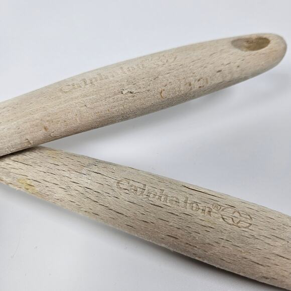 Set of 2 Calphalon Wood Mixing Spatulas - Picture 2 of 5